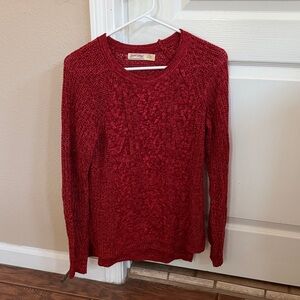 Red Knit Sweater